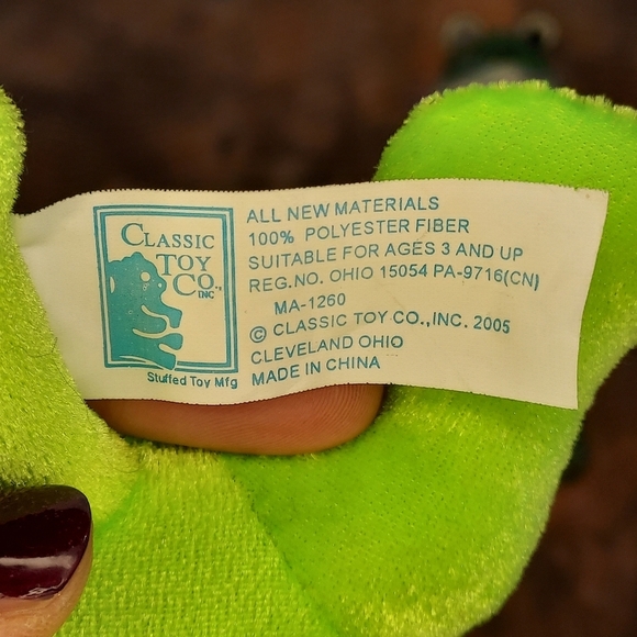 Frog Collectibles Trio Classic Toy Co Plush,Clay Pot frog,Resin Metal Wood Frog - Picture 9 of 10